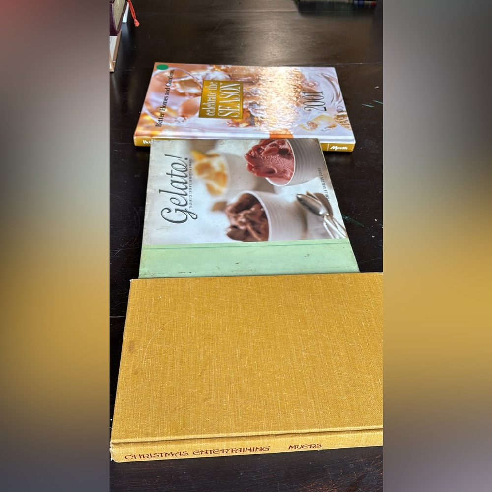 Vintage cookbooks